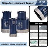 Anti-jamming angle grinder hole opener