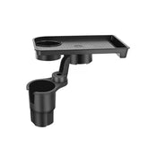 Car Cup Holder with Rotating Tray
