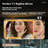 Car Vanity Mirror, Sun Visor Rechargeable LED Car Mirror, 3Modes & 60LEDs, Touch Control Dimmable,