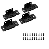 8-16 Pack Quick Fitting Furniture Joint Bracket, Duty Corner Brace Joint Right Angle Bracket, Stainless Steel Furniture Corner Connectors with Screws for Drawers, Cabinets, Tables, and Chairs