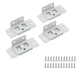 8-16 Pack Quick Fitting Furniture Joint Bracket, Duty Corner Brace Joint Right Angle Bracket, Stainless Steel Furniture Corner Connectors with Screws for Drawers, Cabinets, Tables, and Chairs