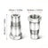 New Stainless Steel Extension Pipe Fitting,Precision-Machined,Leakproof& Corrosion Resistant,Multipurpose Straight Thread Connector for Mechanical Repairs