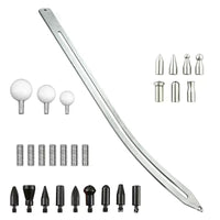 27pcs Automotive Dents Repair Slide Rod with Replaceable Ball Tip Dents Repair Puller Constructed from Premium Steel Slide Tool