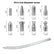27pcs Automotive Dents Repair Slide Rod with Replaceable Ball Tip Dents Repair Puller Constructed from Premium Steel Slide Tool