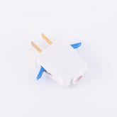 Screwless Quick Wiring Plug, Reusable 2-Pin Electrical Power Plug with Thickened Pure Copper Terminals, Fit 0.5–4mm² Solid & Stranded Wires for Household Electrical DIY Installation