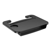 2-in-1 Steering Wheel Tray & Seat Gap Organizer | Portable Steering Wheel Desk with Cup Holder & Pad Slot, Car Food Desk for Laptop, Working, Eating, Multipurpose Accessories