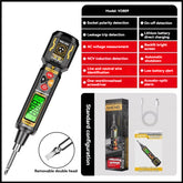 VD809 Multifunctional Digital Test Pencil, 2-in-1 Socket Circuit Analyzer & Voltage Tester Screwdriver, Rechargeable Non-Contact NCV Detector for Electricians & Home Electrical Repair