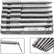 7-Piece Ball-End Hex Screwdriver Bit Set