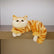 Realistic Furry Kitty,Black and White Cat,Simulation Hanging Cat Figurines,Gifts for Cat Lovers,Home Office Car Nightstand Decoration,Plush Kitty,Synthetic Fur,Handmade Lifelike Cat Statue