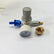 AR-2000 Pneumatic Air Pressure Regulator Set with Pressure Gauge, Hose Barb Fitting & Muffler
