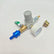 AR-2000 Pneumatic Air Pressure Regulator Set with Pressure Gauge, Hose Barb Fitting & Muffler