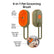 4-in-1 Pet Grooming Brush with Water Spray for Dogs & Cats, Silicone