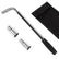 Telescoping Lug Wrench, Tire Iron Lug Nut Removal Tool 1/2 Drive with 17/19 and 21/23mm Sockets Storage Canvas Pouch for Car, Van, Truck