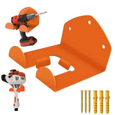 Wall-Mounted Tool Rack for String Trimmers and Hedge Trimmers, Metal Storage Bracket for Garage and Shed Organization (1 PC)