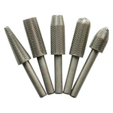 5PCS Woodworking Twist Drill Bits 6mm Shank Non-Slip Fast Grinding Speed for Wood Carving & Metalwork Tools