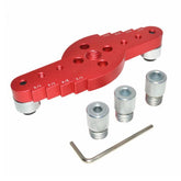 5PC Self Centering Dowel Jig Kit With Scriber Straight Holes Wood Panel Hole Puncher Locator Professional Woodworking Joints Tool Drilling Doweling Guide Tools