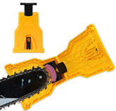 Portable Teeth Chainsaw Sharpener, Proprietary Bar-Mount Chain Saw Fast Sharpening Tool, Fit for 14/16/18/20 Inches Two Holes Chain Saw Bar