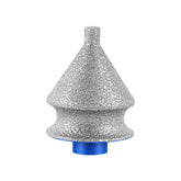 4-in-1 Diamond Chamfer Bit for Angle Grinder, Diamond Beveling Grinding Head for Chamfering, Hole Enlarging, Polishing, Arc Trimming, Fit for Granite, Marble, Tile, Ceramic, Stone, 5/8"-11 Thread
