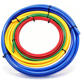 4Pcs Conditioning Copper Tubing Pipe Extension 4M, 1/4" 1/2" 3/8" 5/8" Built-in Copper Tube Bending Strip Air Conditioning Pipe Bender Kit