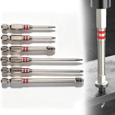 6PCS Magnetic Hex Shank Screwdriver Bits Set, Pagoda-Shaped Socket, Suitable for metal structures of various sizes for electric drill wrenches