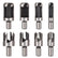 8Pcs Wood Plug Cutter Drill Bit Set, High Carbon Steel Titanium Coated Woodworking Chamfer Drill Bits Straight and Tapered Taper 6mm/ 10mm/ 13mm/ 16mm Woodworking Tool Set