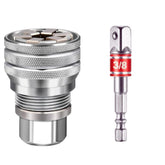 Upgraded Adjustable Universal Socket Wrench, Manual Socket Wrench, Multifunctional Sleeve, 10mm-19mm Universal Sockets Tools for 3/8" Drive Ratchet Torque Wrench and Power Drill