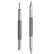 2PCS Dual Head Nail Setter and Hinge Pin Punch Set, 3/32" & 1/16" Hammerless Spring Loaded Nail Punch Tool Spring Nail Set 5000 PSI Striking Force Hinge Pin Removal Tool for Metal or Wood