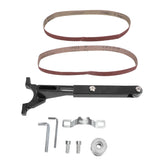 Belt Sander Adapter for Angle Grinder, Professional Pipe or Tube Sanding Attachment, Grinder Tool Modified to Belt Sander Polisher Attachment for Model 100 125 Angle Grinder