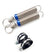 2 PCS Trunk Lid Spring, Adjustable Automatic Lift Support, Stainless Steel Trunk Boot Opener, Universal for Most Cars, Sedans, SUVs (Silver)