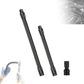 1/2" Drive Flexible Socket Extension Set, 10" & 14" Heavy Duty Flex Ratchet Extension Bar, Electric Ratchet Extender, Steel Torque Socket Extender for Engine Bays & Tight Spaces