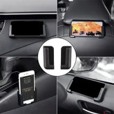 2-piece set Universally Adhesive Dashboard Phone Mount for Car Anti Shock Holder Nonslip Mobile Holder for Home