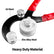 Tube Bending Pliers Brake Line Bending Tool Bends 3/16", 1/4", 5/16" and 3/8" Brass, Copper, Steel, and Aluminum Brake Lines