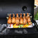 Chicken Leg Rack for Grill with Drip Tray - Easy to Use 12 Slots Chicken Wing Rack - Premium Stainless Steel Chicken Drumstick Rack for Smoker - Chicken Drumstick Holder for Grill Accessories