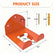 Wall-Mounted Tool Rack for String Trimmers and Hedge Trimmers, Metal Storage Bracket for Garage and Shed Organization (1 PC)