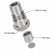 New Stainless Steel Extension Pipe Fitting,Precision-Machined,Leakproof& Corrosion Resistant,Multipurpose Straight Thread Connector for Mechanical Repairs