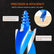 6-Piece Wood Auger Drill Bit Set (1/2" to 1-1/8"), High Carbon Steel Impact Wood Boring Bits with 1/4" Quick Change Hex Shank, Tri-Tip & 3-Flute Design for Hardwood, Softwood & Plastic