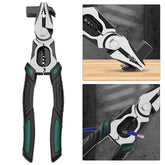 Wire Stripper, Multitool Fence Pliers 9inch Fence Tool Fencing Pliers With Hammer Fence Cutter Nails Puller Pliers Wire Cutting Pliers