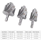 3Pcs Lifting Drill Bits Repair Drill Connection Tool Lifting Stepped Drill Reamer Drill Bit