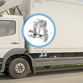 Sliding Winch For Flatbed Trailer – Small Steel Rope Clamping Tightener, Heavy Duty Load Securing Hardware, Smooth Track Sliding Mechanism, Strong Tension Control Function | Semi Truck Cargo Utility