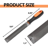 Hand Saw Sharpening Tool Feather Shaped Taper Files Tool Sharpener for Professionals File for Hand Saws Pruning Mill Taper