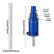 Broken Pipe Extractor Tool, Durable Steel Internal Pipe Wrench for Electric Drill Small Tap Extractors for Quick Removing Damaged Valves Faucet Bolts Fittings