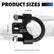 3/8" Drive Inner Tie Rod Removal Tool with U-Shaped Teeth,Anti-Slip Inner Tie Rod Tool for Quick Dismantle & Installation,Universal Ties Rods End Tools for Cars,SUVs,Trucks