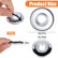 2pcs Angle Grinder Flange Nuts with 5/8-11 Inch Thread Quick Release Nut Metal Angle Grinder Nut for Replacement Parts Fixing Cutting Discs