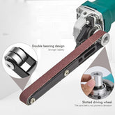 Belt Sander Adapter for Angle Grinder, Professional Pipe or Tube Sanding Attachment, Grinder Tool Modified to Belt Sander Polisher Attachment for Model 100 125 Angle Grinder