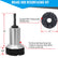 Brake hub Cleaning Tool,Brake Hub Cleaning Kit Includes 5 Pads,Holder and Adapter,Fits Power Drill or 1/2" Impact Driven Wrenches (Hub Cleaning Kit)