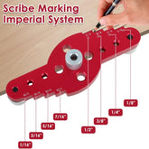 5PC Self Centering Dowel Jig Kit With Scriber Straight Holes Wood Panel Hole Puncher Locator Professional Woodworking Joints Tool Drilling Doweling Guide Tools