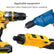 Pack Of 6 Magnetic Spring Loaded Screwdriver Bit Quickly Release Spring Mechanism For Electric Drills Power Tool