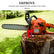Portable Chainsaw Bar Support Guide Tool, Iron, Red, Secure Fixation Universal Chain Sharpener Guide, Stable Setup, Portable Convenience, Versatile Use