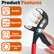 Professional Water Pump Pliers,for Plumbing and General Maintenance Red and Black, Steel with Comfort Grip Handle, 5-Inch Length