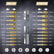 22PCS Upgraded Titanium Damaged Screw Extractor Set with Magnetic Extension Bit Holder & Socket Adapter,Screw Remover and Extractor for Easy Removal of Rusty Broken Screw